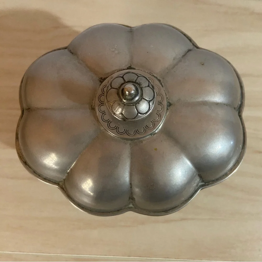 Vintage Godinger Silver 1994 Decorative Jewelry Box Container Made in New York